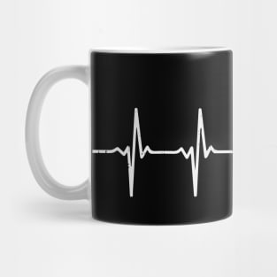 Pitbull Heartbeat Pittie Dog Owner Gift Mug